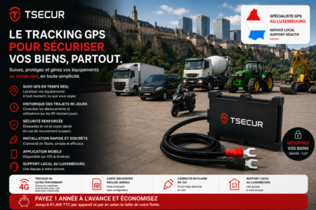 TSECUR GPS PRO – La solution GPS professionnelle au Luxembourg